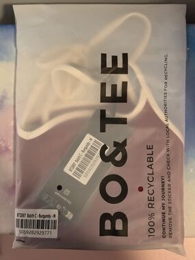BO&Tee NWT Burgundy Sports Bra
